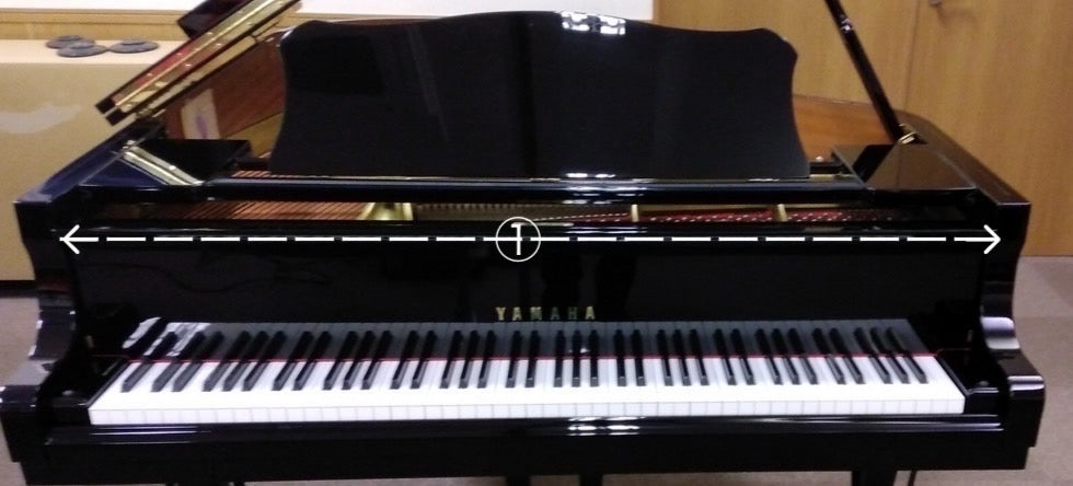 Prevention of falling gaps in the piano lid